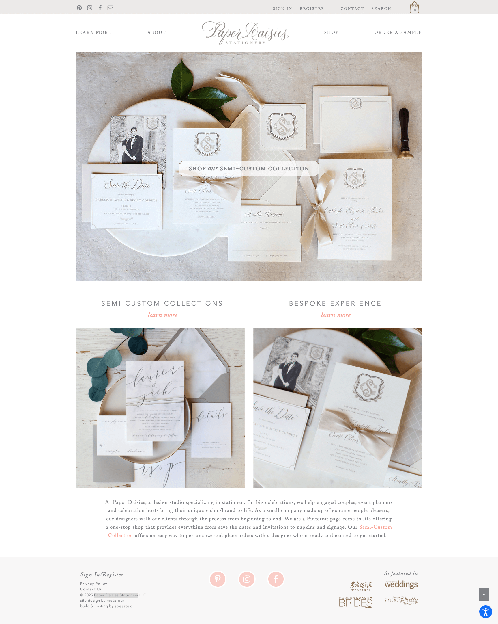 Paper Daisies Stationery