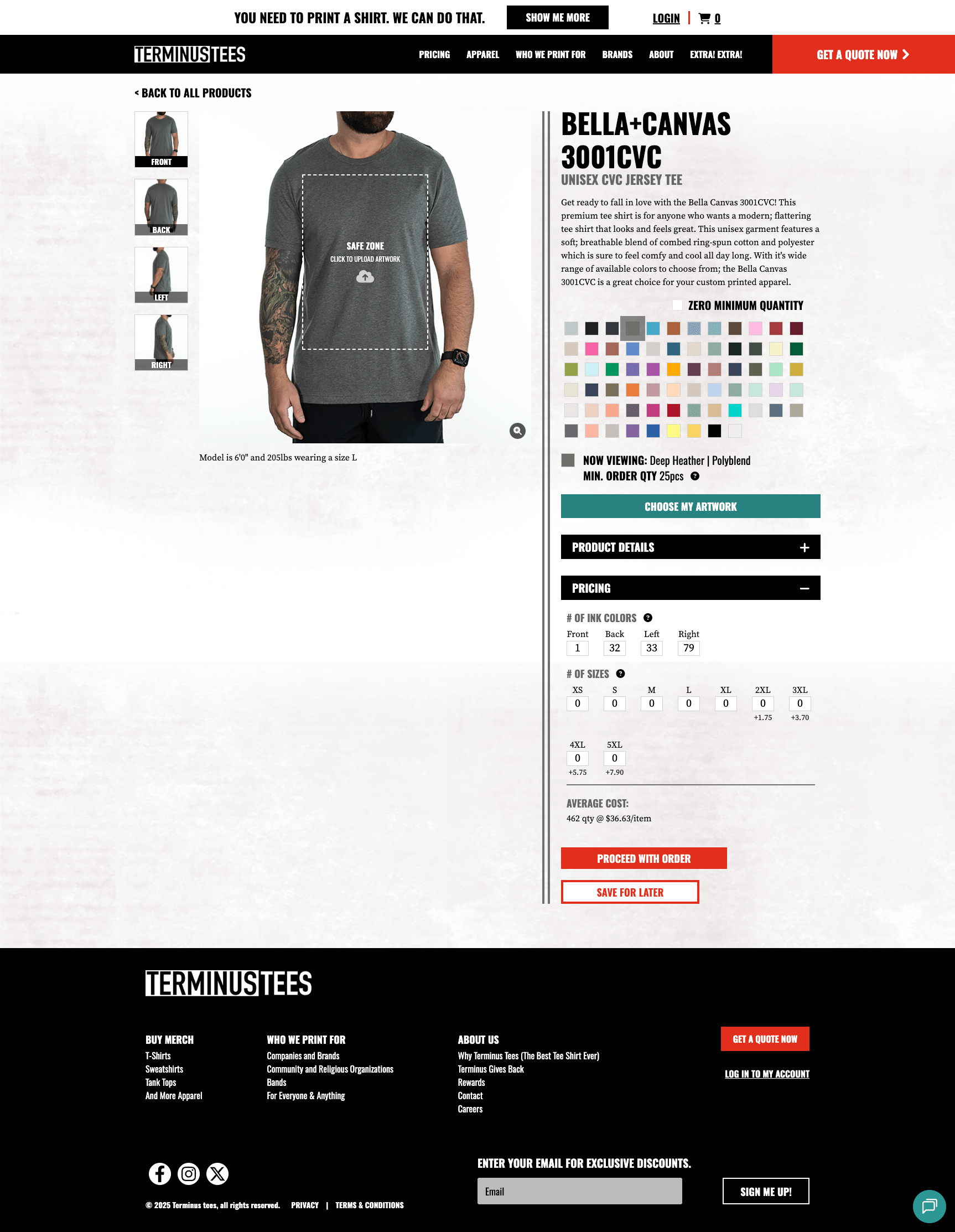 Terminus Tees